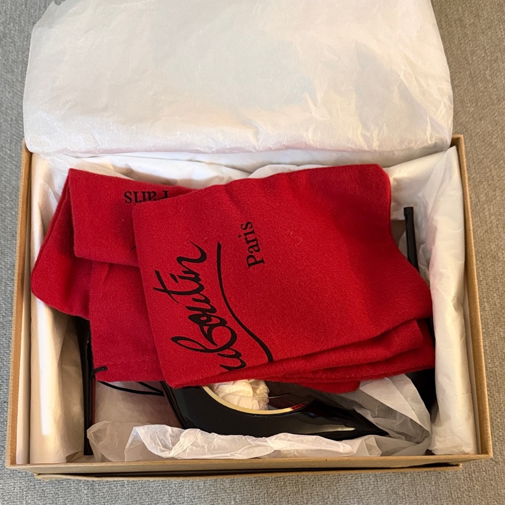 Christian Louboutin Heels “Cosmo 554 100 PAT/SPEC/PVC